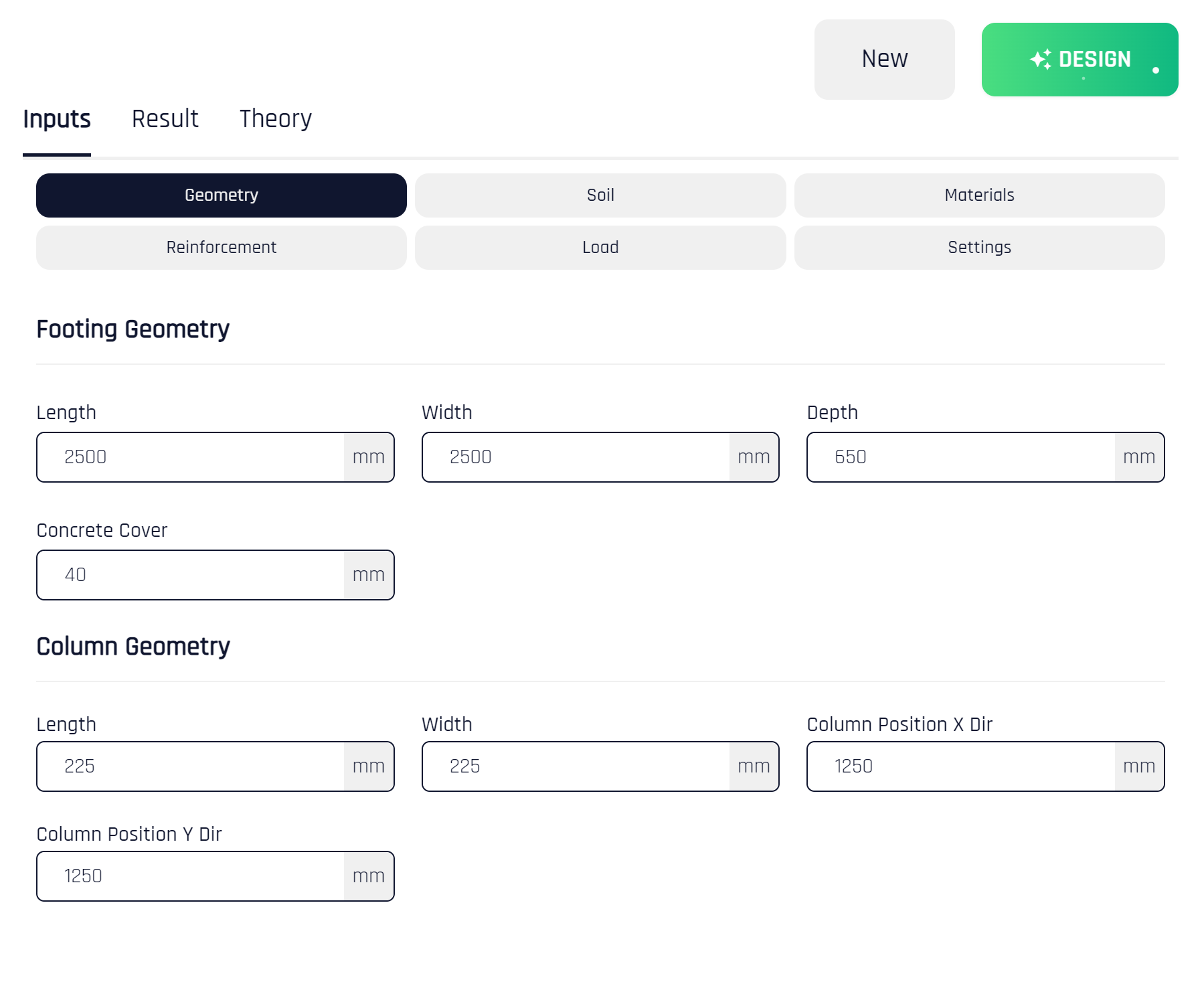 Foundation Calcs Validation